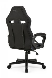 Fotel SENSE7 Knight materiałowy czarno-niebieski + kabel usb 7