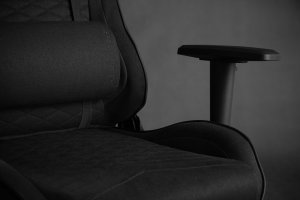 Fotel SENSE7 Spellcaster - materiałowy, czarny + kabel usb 4