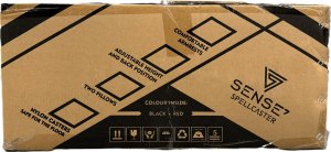 Fotel SENSE7 Spellcaster materiałowy czarno-czerwony + kabel usb 14