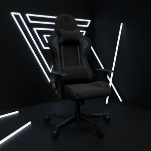 Fotel SENSE7 Spellcaster materiałowy czarno-niebieski + kabel usb 7