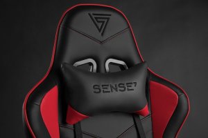 Fotel SENSE7 Spellcaster czarno-czerwony + kabel usb 4