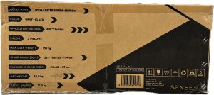 Fotel SENSE7 Spellcaster materiałowy Senshi Edition szary + kabel usb 12