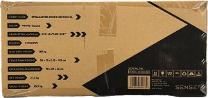 Fotel SENSE7 Spellcaster Senshi Edition XL biały + kabel usb 18