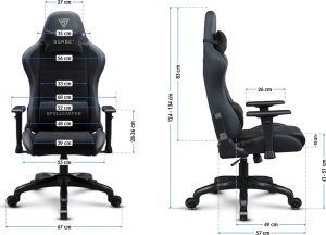 Fotel SENSE7 Spellcaster FUKU PU czarny + kabel usb 8