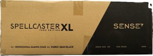 Fotel SENSE7 Spellcaster FUKU XL materiałowy czarno-szary + kabel usb 13