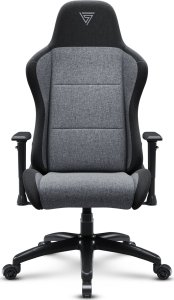 Fotel SENSE7 Spellcaster FUKU XL materiałowy czarno-szary + kabel usb 3