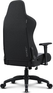 Fotel SENSE7 Spellcaster FUKU XL materiałowy czarno-szary + kabel usb 6