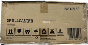 Fotel SENSE7 Spellcaster FUKU PU czarno-beżowy + kabel usb 12