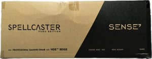 Fotel SENSE7 Spellcaster FUKU PU czarno-beżowy + kabel usb 13
