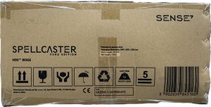 Fotel SENSE7 Spellcaster FUKU PU czarno-beżowy + kabel usb 14