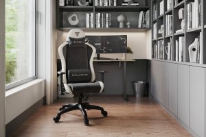 Fotel SENSE7 Spellcaster FUKU PU czarno-beżowy + kabel usb 16