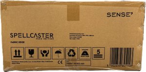 Fotel SENSE7 Spellcaster FUKU materiałowy czarno-beżowy + kabel usb 12