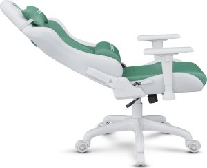 Fotel SENSE7 Spellcaster FUKU PU biało-zielony + kabel usb 5