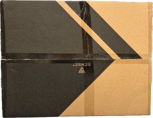 Fotel SENSE7 Sentinel materiałowy czarny + kabel usb 20