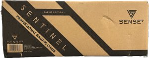 Fotel SENSE7 Sentinel materiałowy czarny + kabel usb 21