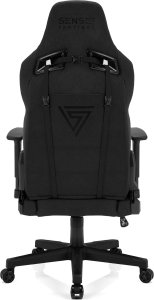 Fotel SENSE7 materiałowy Sentinel czarno-szary + kabel usb 2