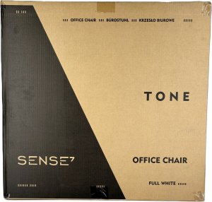 Krzesło biurowe SENSE7 Tone Biało-szare + kabel usb 16