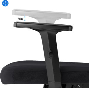 Krzesło biurowe SENSE7 Veno Czarne + kabel usb 11