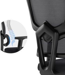 Krzesło biurowe SENSE7 Veno Czarne + kabel usb 12