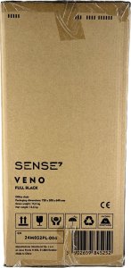 Krzesło biurowe SENSE7 Veno Czarne + kabel usb 16