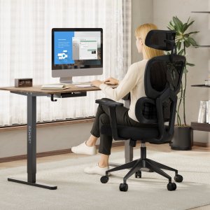 Krzesło biurowe SENSE7 Veno Czarne + kabel usb 19