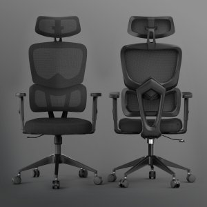 Krzesło biurowe SENSE7 Veno Czarne + kabel usb 23