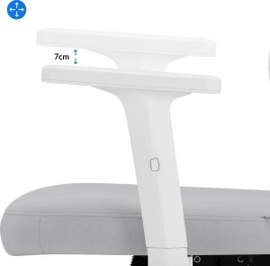 Krzesło biurowe SENSE7 Veno Białe + kabel usb 11