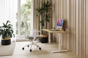 Krzesło biurowe SENSE7 Veno Białe + kabel usb 6