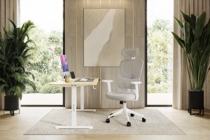 Krzesło biurowe SENSE7 Veno Białe + kabel usb 7