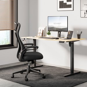 Krzesło biurowe SENSE7 Revo Czarne + kabel usb 4