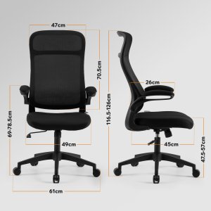 Krzesło biurowe SENSE7 Revo Czarne + kabel usb 5