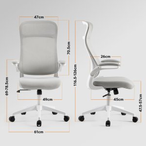 Krzesło biurowe SENSE7 Revo Szare + kabel usb 9