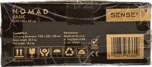 Biurko SENSE7 gamingowe Nomad Basic 140x60 cm + kabel usb 13