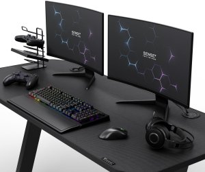 Biurko SENSE7 gamingowe Nomad Basic 140x60 cm + kabel usb 8