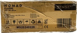 Biurko SENSE7 Nomad Classic Czarne 140x60 cm + kabel usb 14