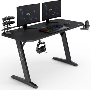 Biurko SENSE7 Nomad Classic Czarne 140x60 cm + kabel usb 3