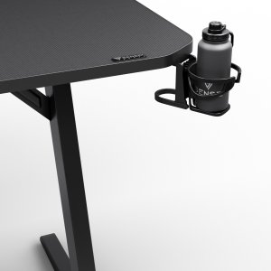 Biurko SENSE7 Nomad Cybernetic Czarne 140 cmx60 cm + kabel usb 9