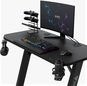 Biurko SENSE7 Nomad Basic Czarne 120 cmx60 cm 120x60 cm + kabel usb 12