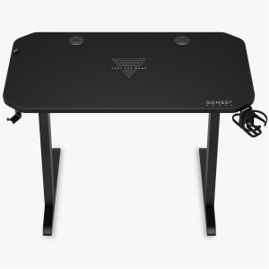 Biurko SENSE7 gamingowe Nomad Classic Czarne 120x60 cm + kabel usb 10