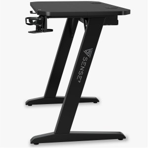 Biurko SENSE7 gamingowe Nomad Cybernetic Czarne 120x60 cm + kabel usb 9