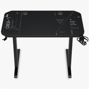 Biurko SENSE7 gamingowe Nomad Cybernetic Czarne 120x60 cm + kabel usb 10