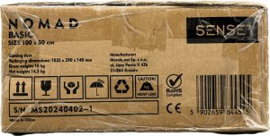 Biurko SENSE7 gamingowe Nomad Basic 100x50 cm + kabel usb 7