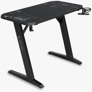 Biurko SENSE7 Nomad Cybernetic Czarne 100 cmx50 cm 100x50 cm + kabel usb 2