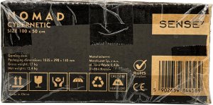 Biurko SENSE7 Nomad Cybernetic Czarne 100 cmx50 cm 100x50 cm + kabel usb 5