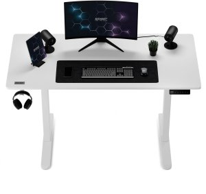 Biurko SENSE7 elektryczne Nojo 120x60 White + kabel usb 11