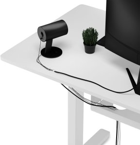 Biurko SENSE7 elektryczne Nojo 120x60 White + kabel usb 12