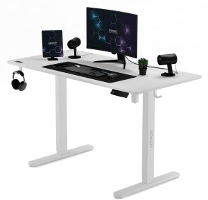 Biurko SENSE7 elektryczne Nojo 120x60 White + kabel usb 7