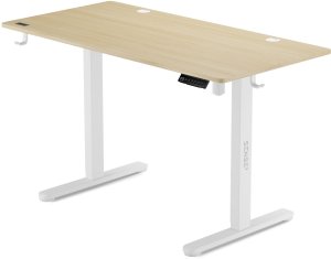 Biurko SENSE7 elektryczne Nojo 120x60 White Pine + kabel usb 2