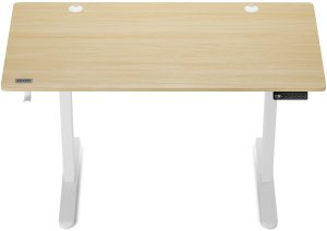 Biurko SENSE7 elektryczne Nojo 120x60 White Pine + kabel usb 10