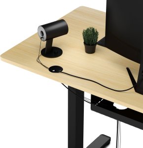 Biurko SENSE7 elektryczne Nojo 120x60 Black Pine + kabel usb 12